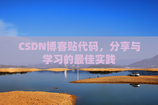 CSDN博客贴代码，分享与学习的最佳实践